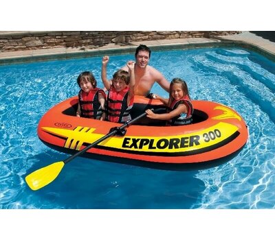 Надувная лодка Explorer 300 Set Intex 58332