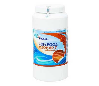 PH+Pool Хлор-60T Ударный в таблетках по 20гр 2кг