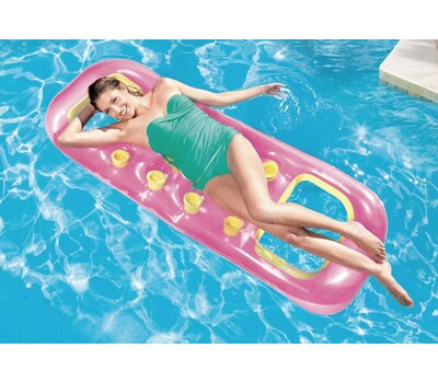 Пляжный матрас "Open pool float" Bestway 43110 розовый