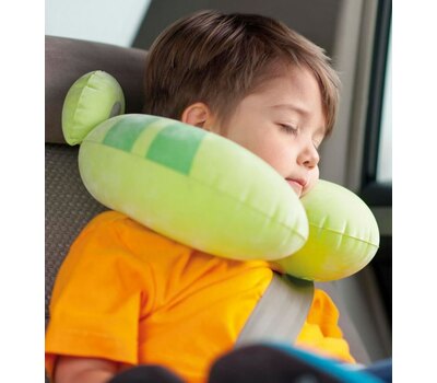 Детский надувной подголовник в виде лягушки