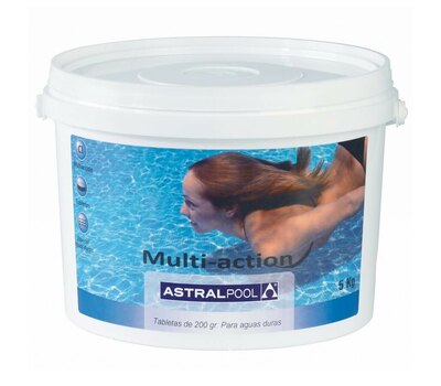 AstralPool Мультихлор в таблетках для жесткой воды по 200гр 5кг