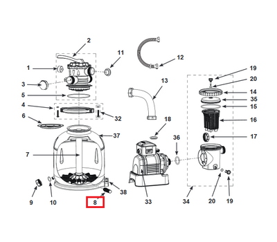 Боковой отвод Intex 11484