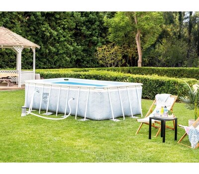 Intex 26780 Chevron Prism Frame Pool 400x200x100