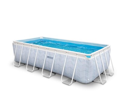 Intex 26780 Chevron Prism Frame Pool 400x200x100