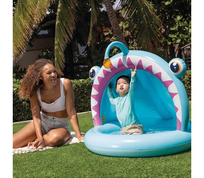 Детский бассейн "Рыба с фонариком" Intex 58419 127х102х86