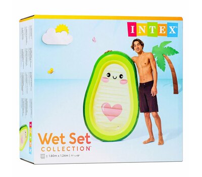 Пляжный матрас "Авокадо" Intex 58739 180x124