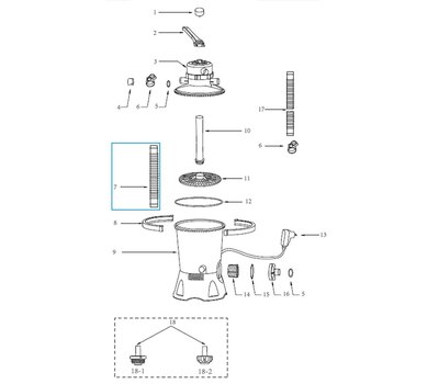 Шланг Ø 32 мм Bestway P07775 55 см
