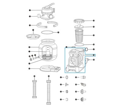 Насос с префильтром Bestway P08548