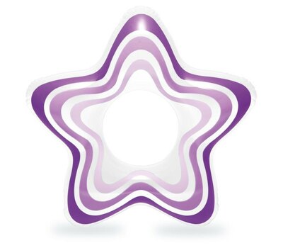 Розовая надувная звезда Интекс